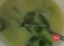 蚕菜皮蛋汤的做法图解5