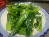 清炒油麦菜