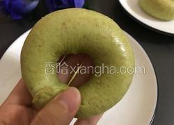 无油酸奶全麦抹茶黑芝麻贝果