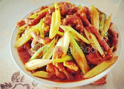 芹菜牛肉丝