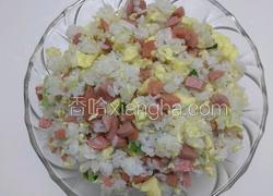 鸡蛋香肠蛋炒饭