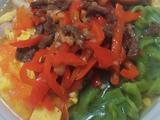 手工菠菜牛肉臊子面