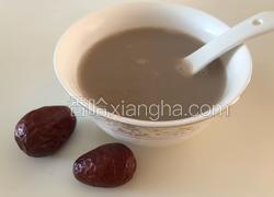 红枣红豆豆浆