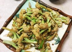 有机菜花炒肉
