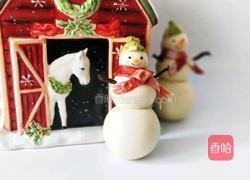 圣诞雪人造型馒头系列（一）的做法图解25