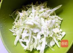 包菜炒粉丝的做法图解3