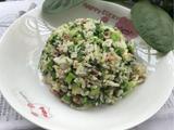 青菜肉末炒饭的做法[图]