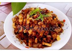麻麻香豆干肉沫炒咸菜