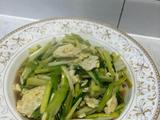 蒜苗炒鸡蛋