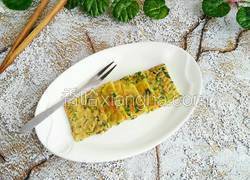 芹菜叶鸡蛋饼