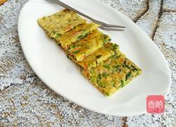 芹菜叶鸡蛋饼的做法图解7