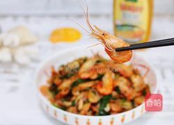 韭菜炒河虾的做法图解11
