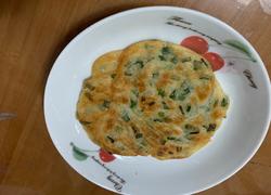 煎葱花饼（饺子皮利用起来）