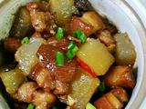 红烧肉炖冬瓜