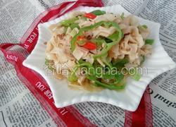 干豆皮炒辣椒