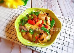 五花肉炒菜头