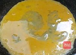 凉拌油菜蛋饼的做法图解2