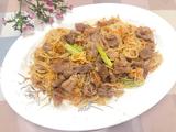 家常瘦肉炒面
