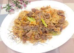 家常瘦肉炒面
