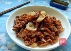 河北葱爆孜然羊肉片的做法图解7