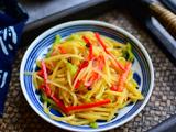 辣椒炒土豆丝