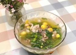 粤式－茼蒿鸡杂汤