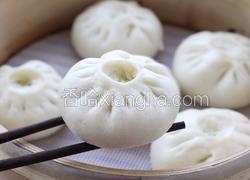 韭菜鸡蛋素包子