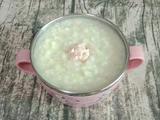 毛豆鲜虾粥 (宝宝辅食）