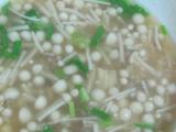 金针菇肉丝汤