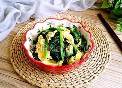 菠菜炒鸡蛋