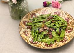 粤式－荷兰豆香菇炒腊肉