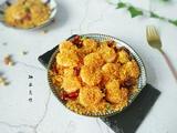 香酥面包屑炒虾仁