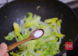 炒娃娃菜的做法图解4