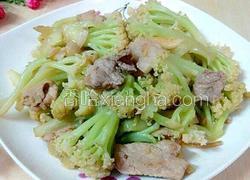 菜花炒肉
