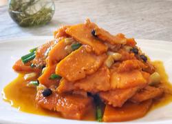 蒜头豆豉炒南瓜