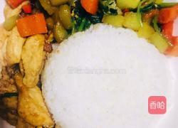 鸡肉蔬菜烩饭的做法图解5