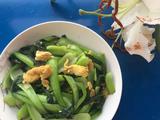 油菜炒鸡蛋