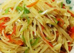 青红椒爆土豆丝
