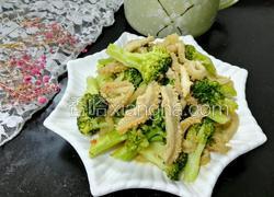 西兰花炒牛肚