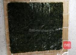 肉松血糯米寿司的做法图解2