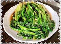 豆豉蒜蓉油麦菜