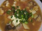 番茄冬笋香菇豆腐汤