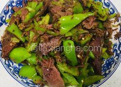 酱牛肉炒青椒