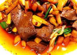 泡菜炒鸭血