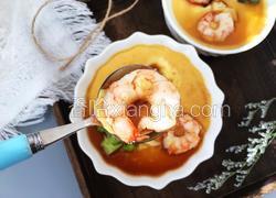 虾仁豆腐蒸水蛋