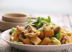 豆干炒蛏肉