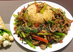 黑椒牛肉盖饭