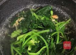 皮蛋虾皮菠菜汤的做法图解5