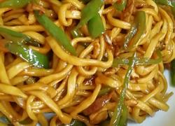 尖椒肉丝炒面