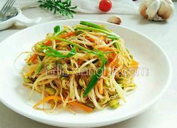 素炒豆芽
